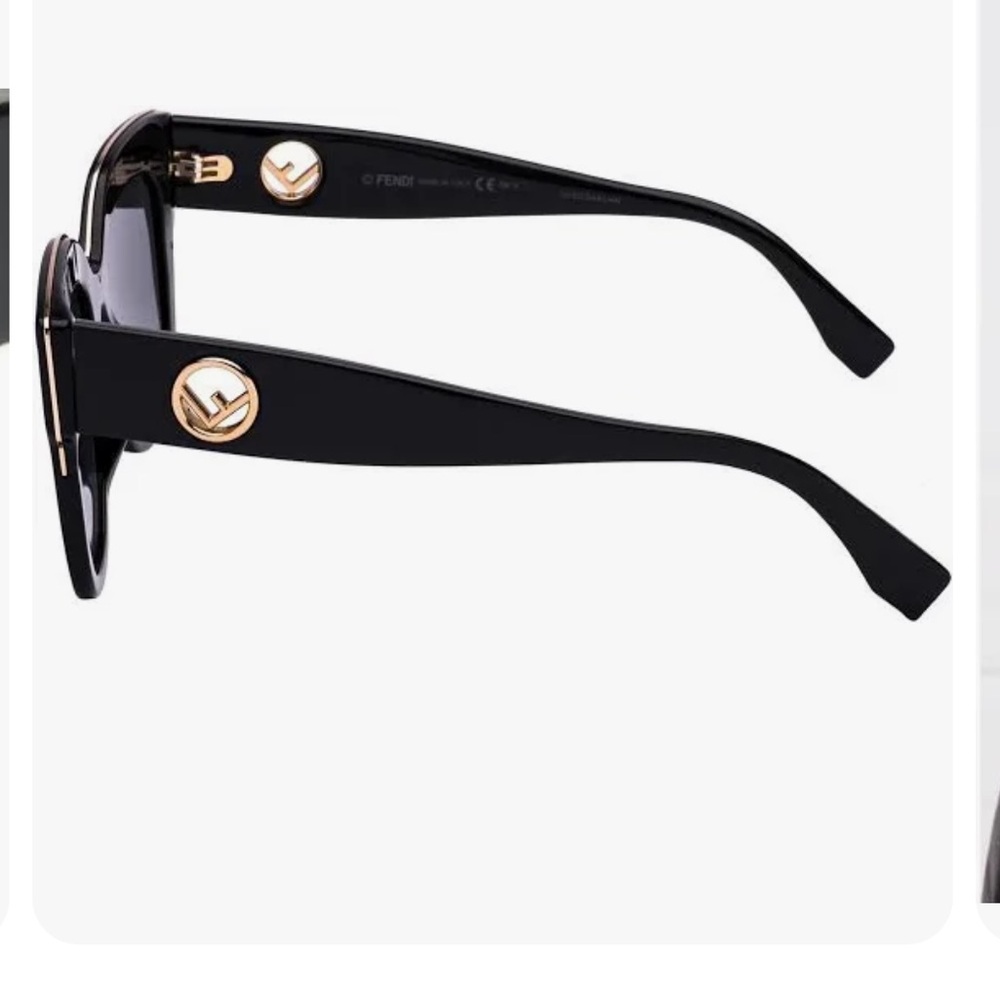 Fendi FF 0359/G/S Sunglasses (807 Black) - Picture 5 of 13